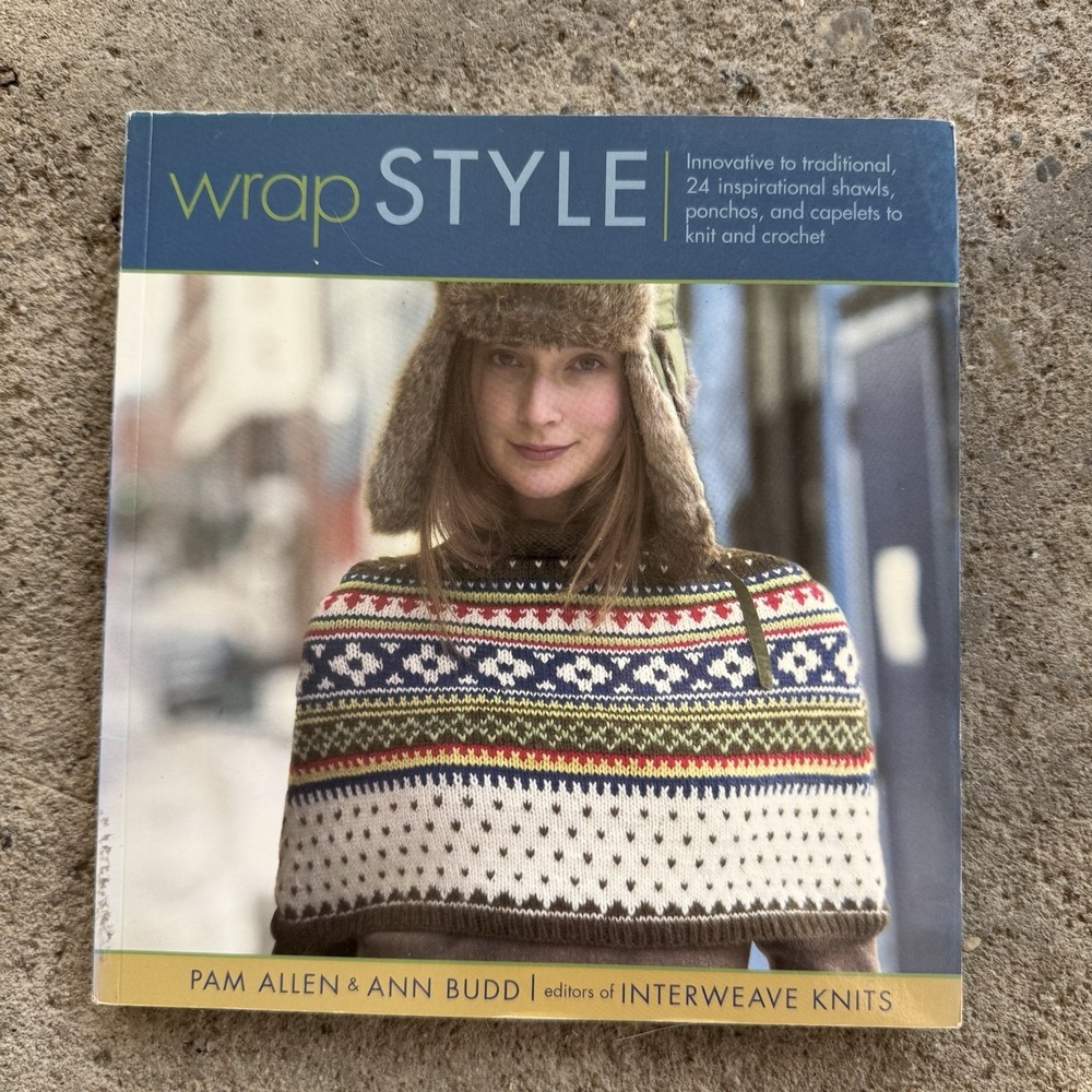 Vintage Wrap Style Innovative to Traditional Crochet/Knit Pattern Book 2005